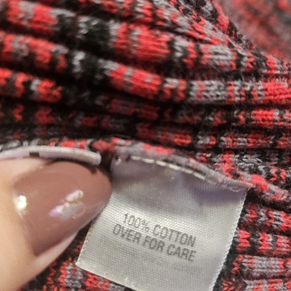 Relativity Woman's Plus Size Ribbed Button Shoulder Detail Sweater - Picture 8 of 8